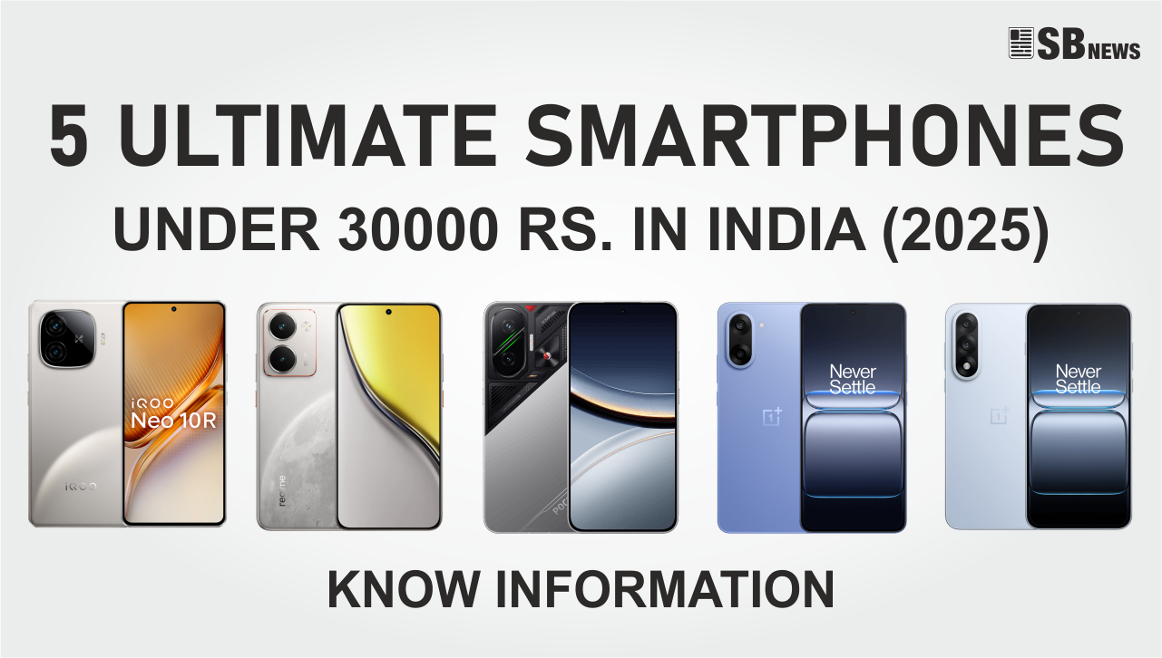 Best Smartphones Under 30000 Rs. in India